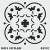 Boya Avcıları Ba 202 Stencil 60 x 60 Cm