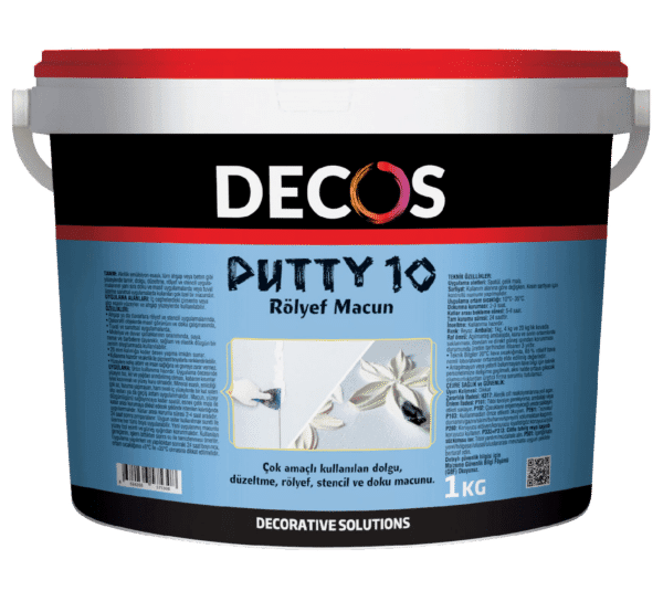 Decos Rölyef Macun Putty 10