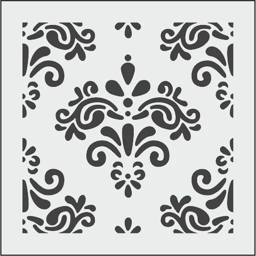 Alternative view of Boya Avcıları K 044 Stencil (25 x 25)