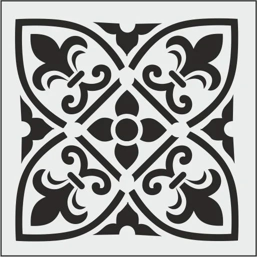 Alternative view of Boya Avcıları K 051 Stencil (25 x 25)