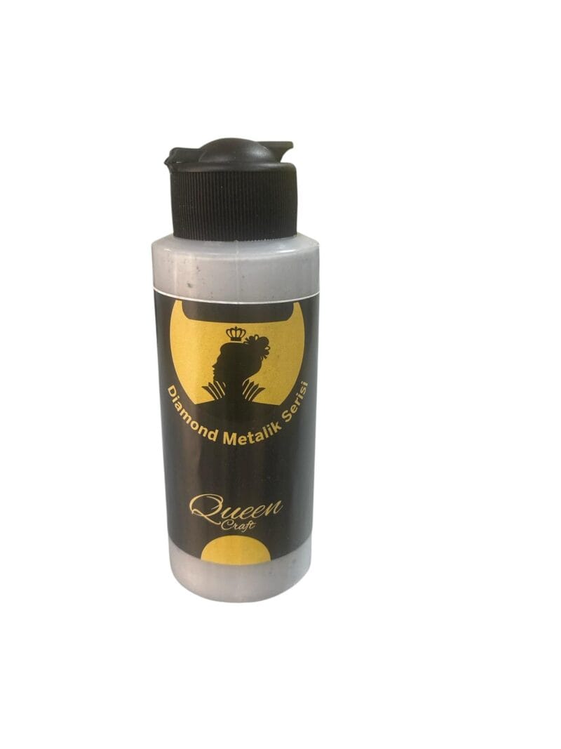 Queen Craft Diamond Metalik Antik Gumus
